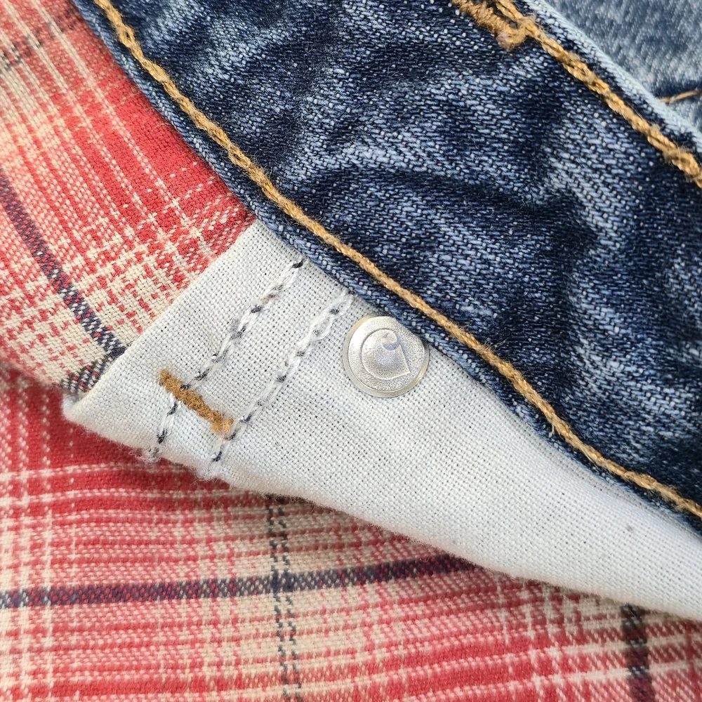 Carhartt‎ Men's Flannel-Lined Jeans - Relaxed Fit - Medium Blue W33
